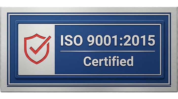 ISO 9001:2015 Certified
